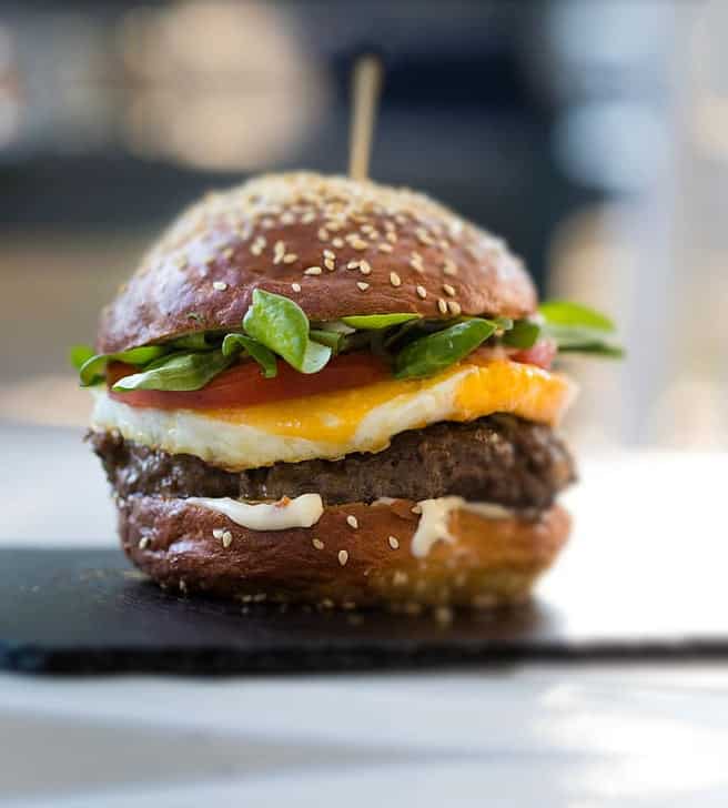 hamburger egg clover